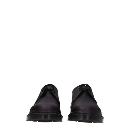 Dr. Martens Purple Leather Oxfords And Derby
