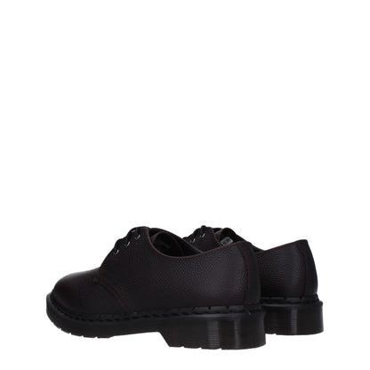 Dr. Martens Purple Leather Oxfords And Derby