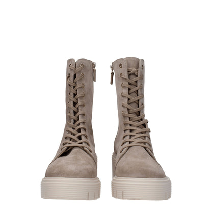 Stuart Weitzman Beige Leather Ankle