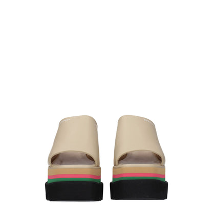 Stella McCartney Beige Leather Slipper
