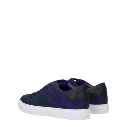 Burberry Green Fabric Sneakers