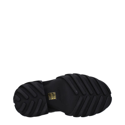 Off-White Black Leather Ankle