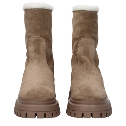 Stuart Weitzman Beige Leather Ankle