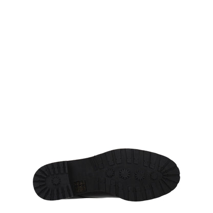 Stuart Weitzman Black Leather Ankle