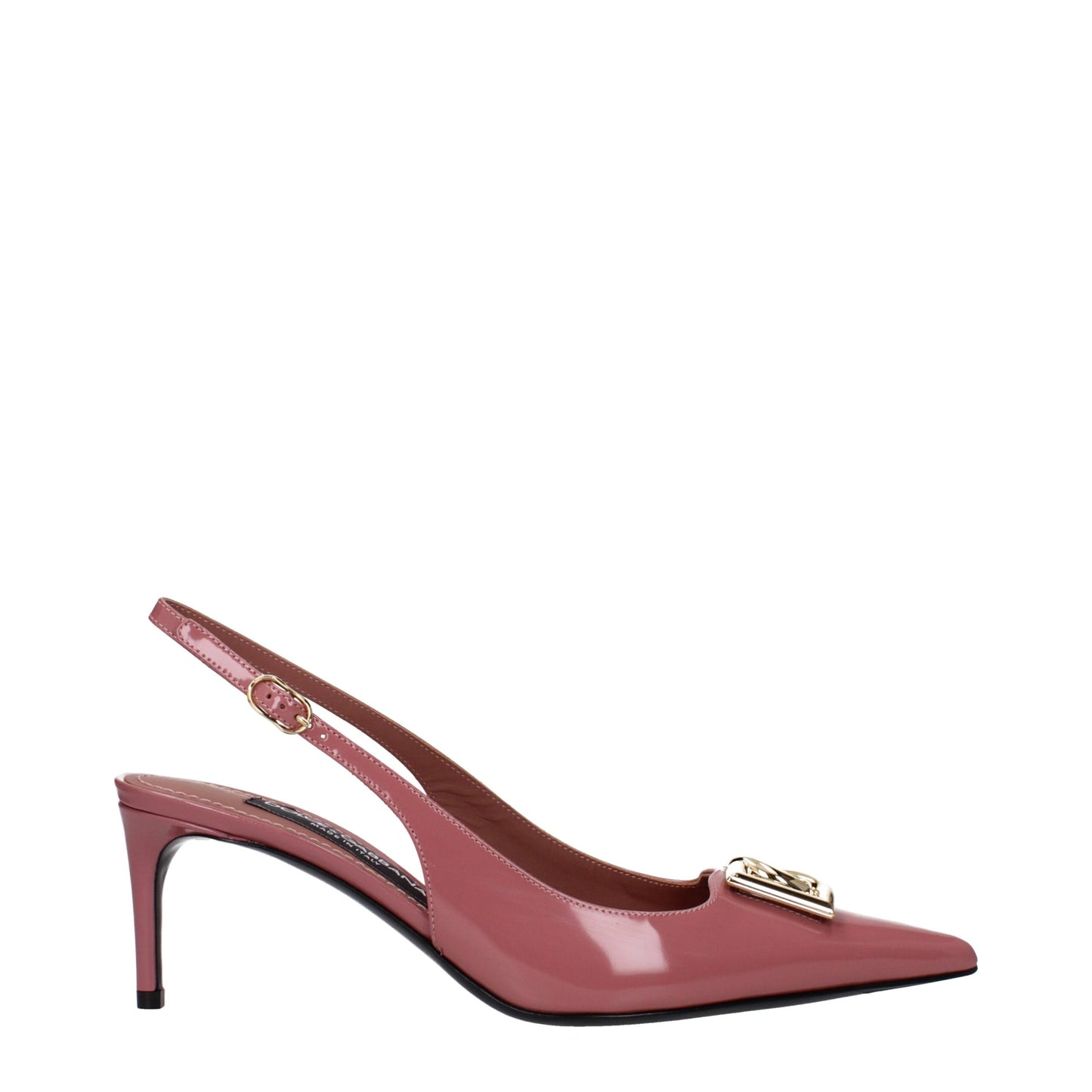 Dolce & Gabbana Pink Leather Sandal