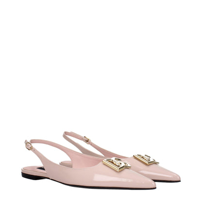 Dolce & Gabbana Pink Leather Sandal
