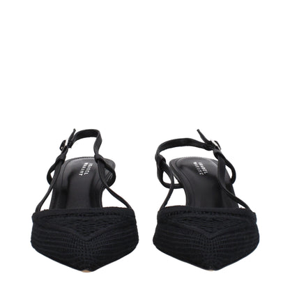 Isabel Marant Black Fabric Sandal