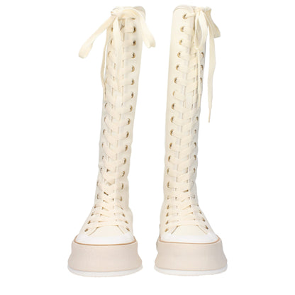 Max Mara Beige Fabric Boot