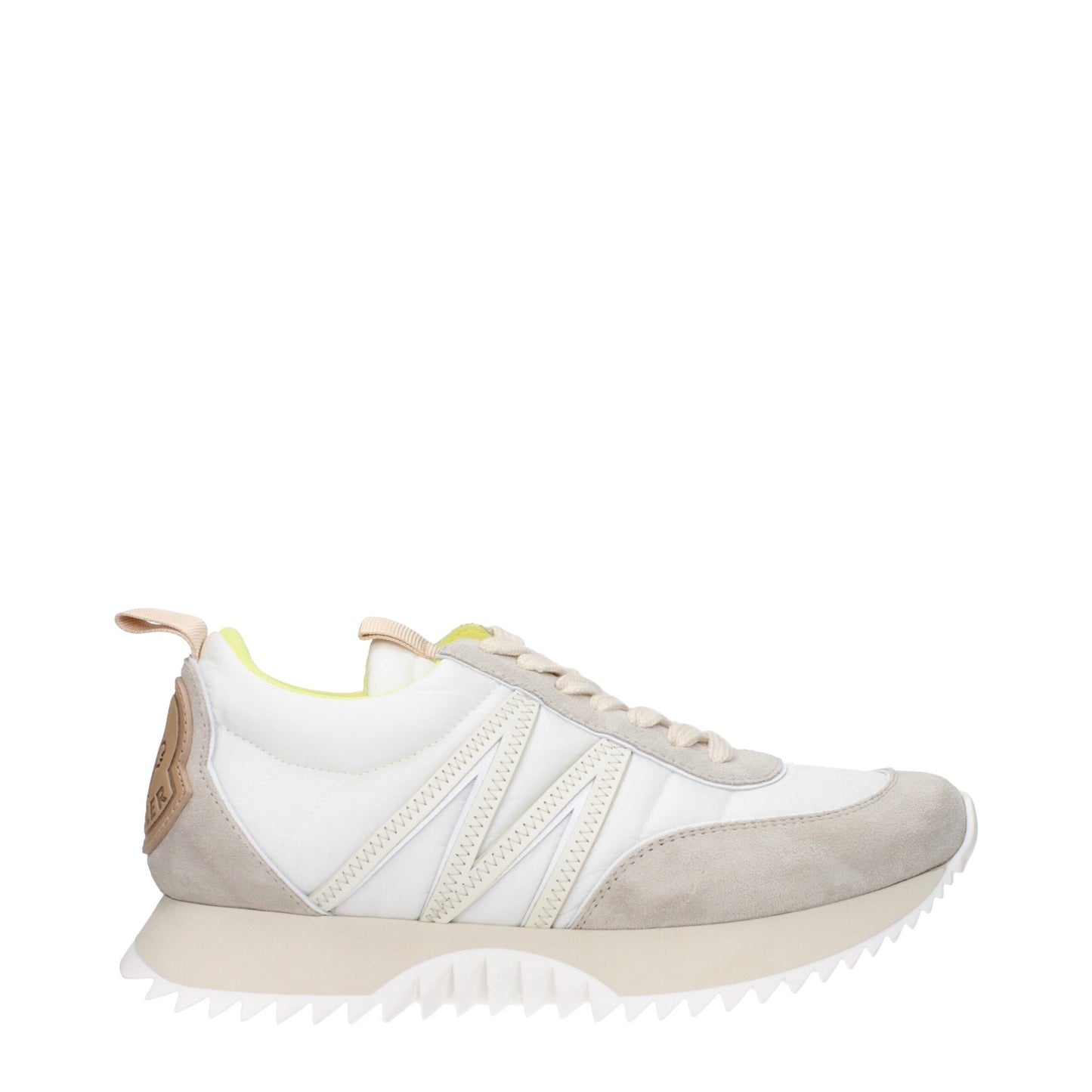 Moncler Beige Fabric Sneakers