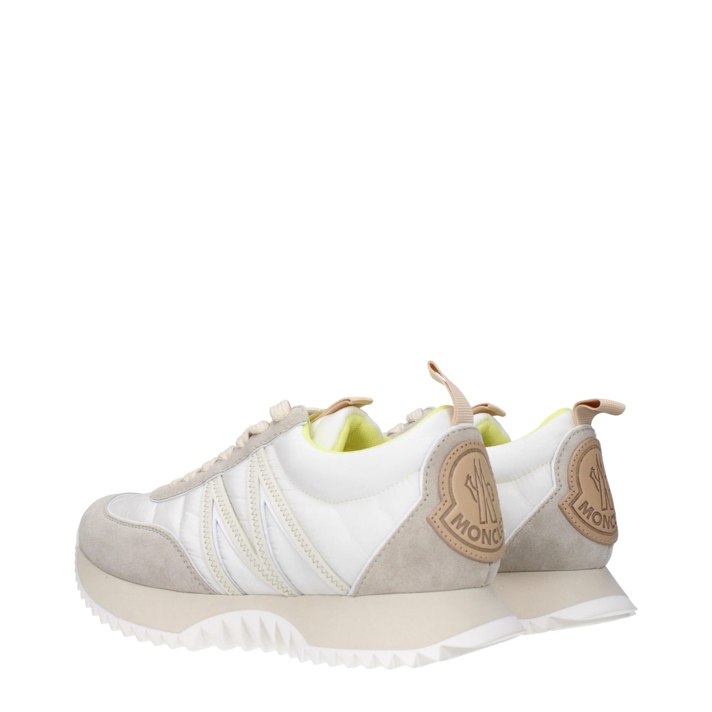 Moncler Beige Fabric Sneakers