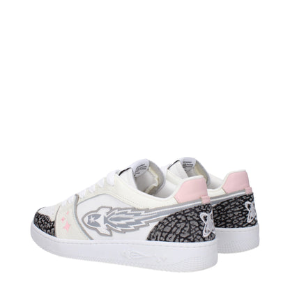 Enterprise Japan White Leather Sneakers