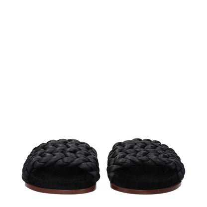 Chloé Black Leather Slipper