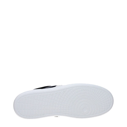 Moncler Black Leather Sneakers