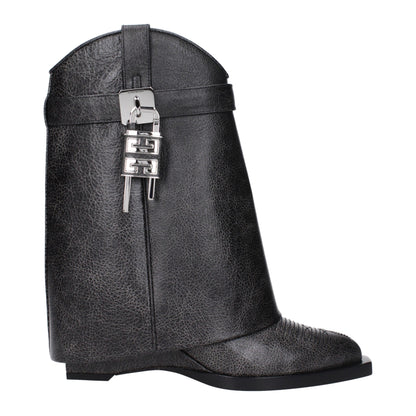 Givenchy Black Leather Ankle