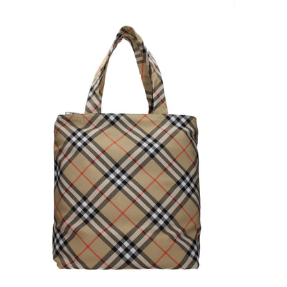 Burberry Beige Fabric Shoulder Bags
