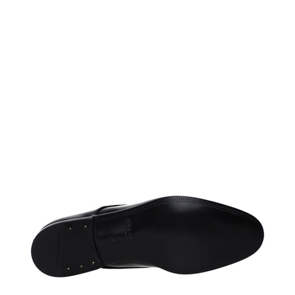 Dolce & Gabbana Black Leather Oxfords And Derbies