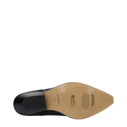 Isabel Marant Black Leather Ankle Boots