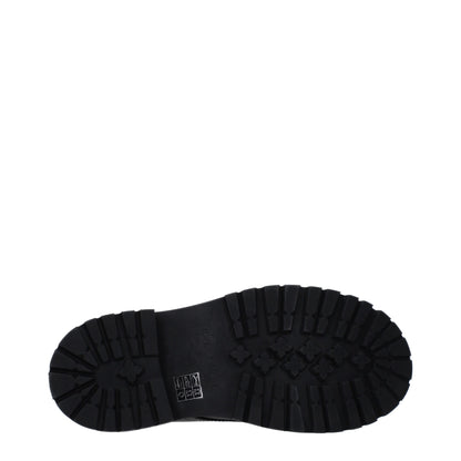 Marni Black Leather Oxfords And Derbies