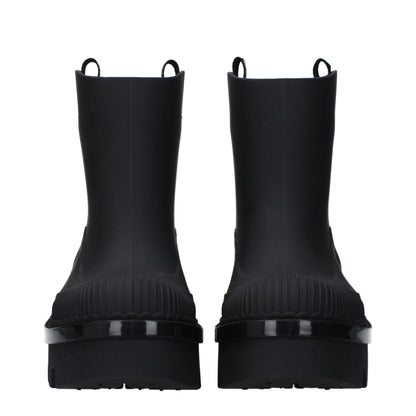 Chloé Black Cotton Ankle