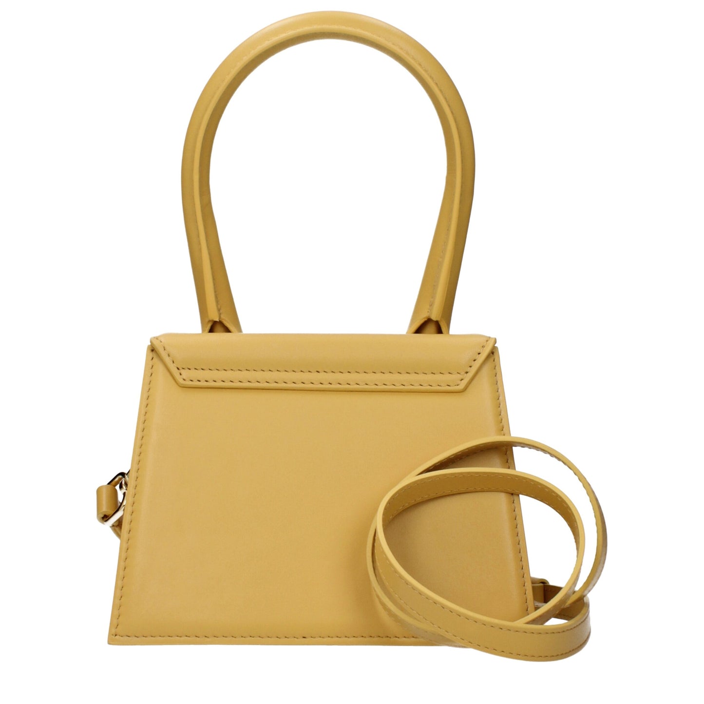 Jacquemus Yellow Leather Handbags