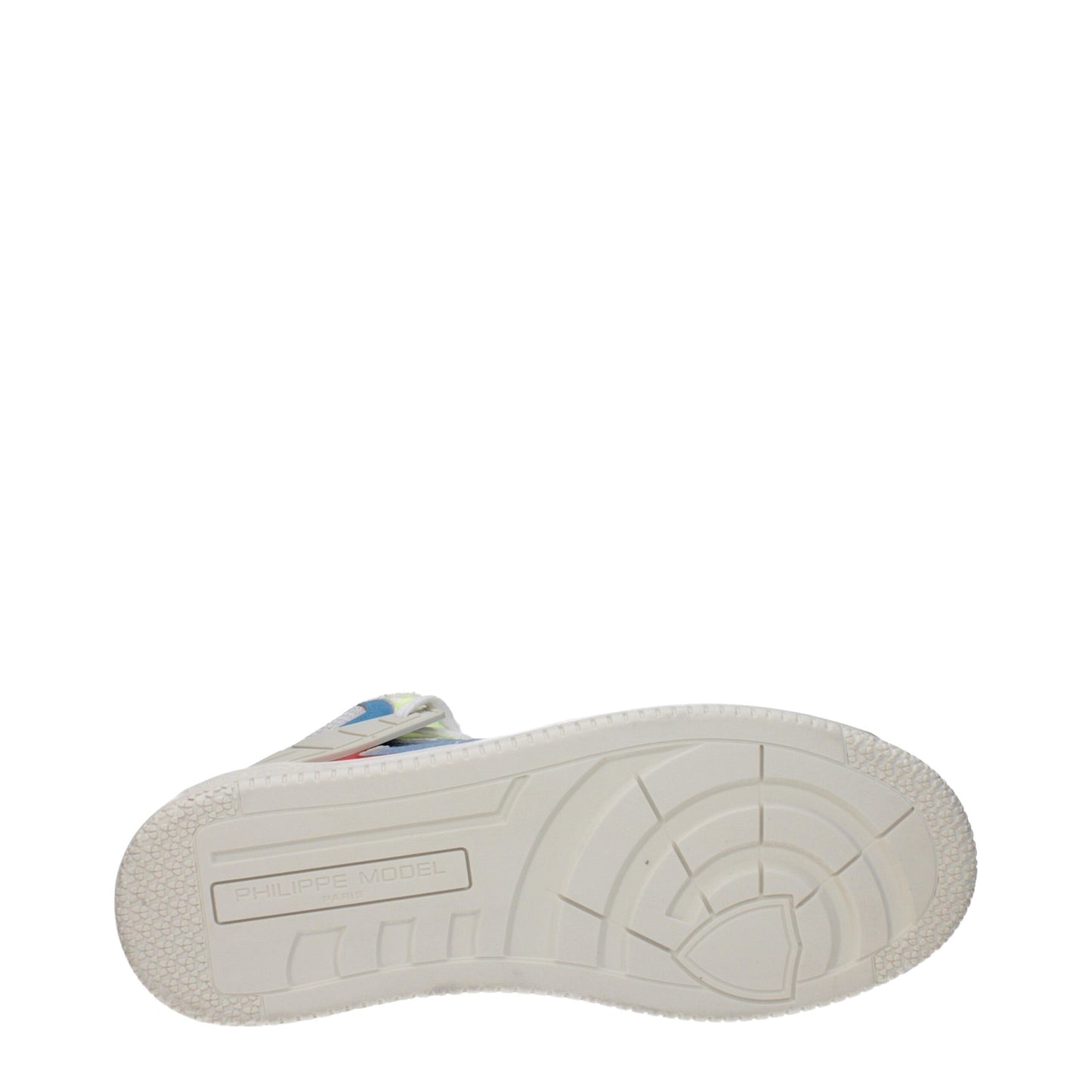 Philippe Model White Fabric High Tops