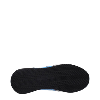 Philippe Model Blue Fabric Low Tops