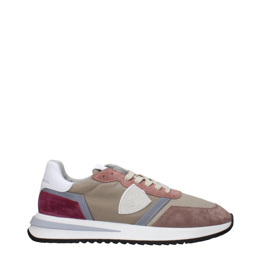 Philippe Model Beige Fabric Low Tops