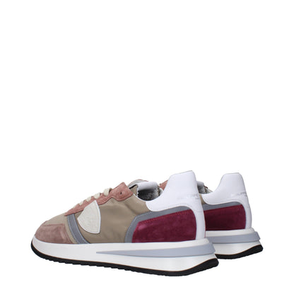Philippe Model Beige Fabric Low Tops