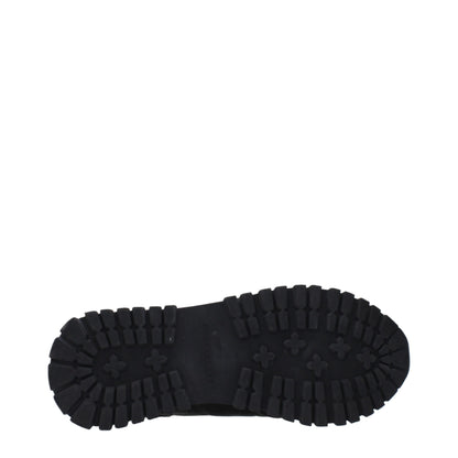 Philippe Model Black Leather Sneakers