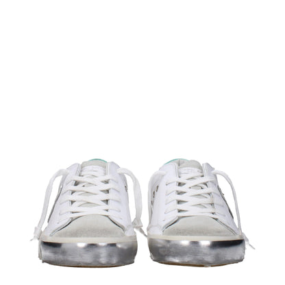 Philippe Model White Leather Sneakers
