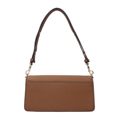 Tory Burch Brown Leather Shoulder Bags