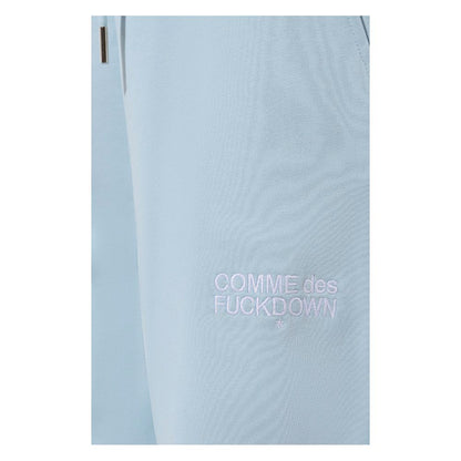 Comme Des Fuckdown Blue Cotton Men Sweatpants