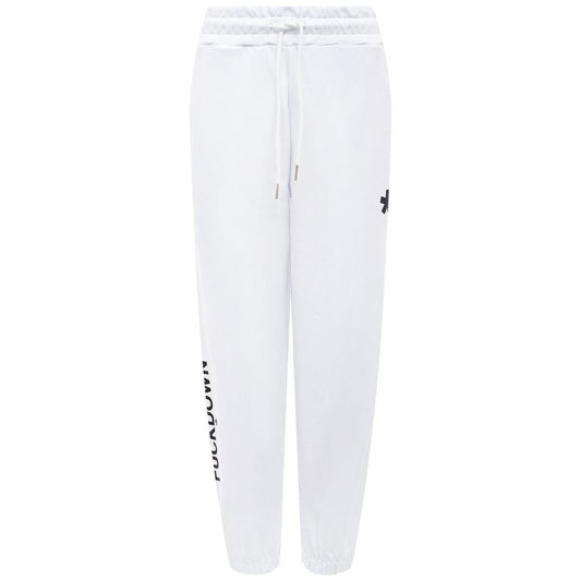 Comme Des Fuckdown White Cotton Jeans & Pant