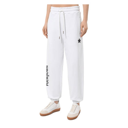 Comme Des Fuckdown White Cotton Jeans & Pant