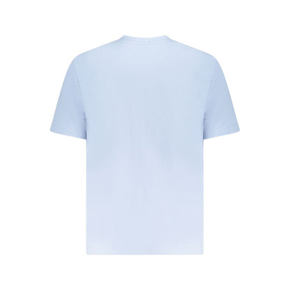 Hugo Boss Blue Cotton Men T-Shirt