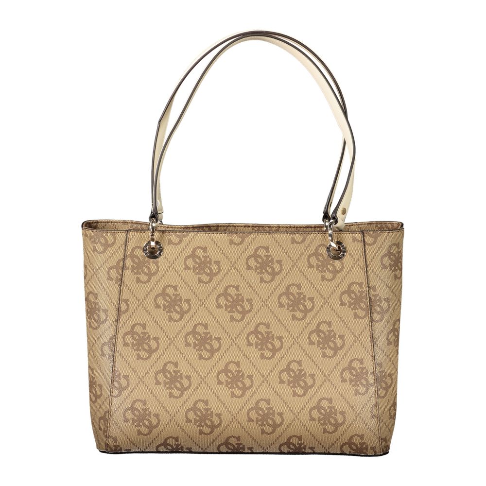 Guess Jeans Beige Polyethylene Women Handbag
