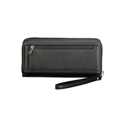Guess Jeans Black Polyethylene Women Wallet