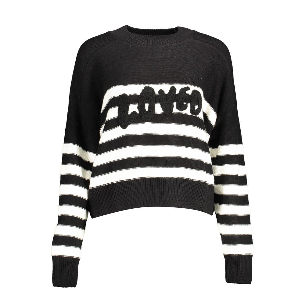 Desigual Black Cotton Sweater
