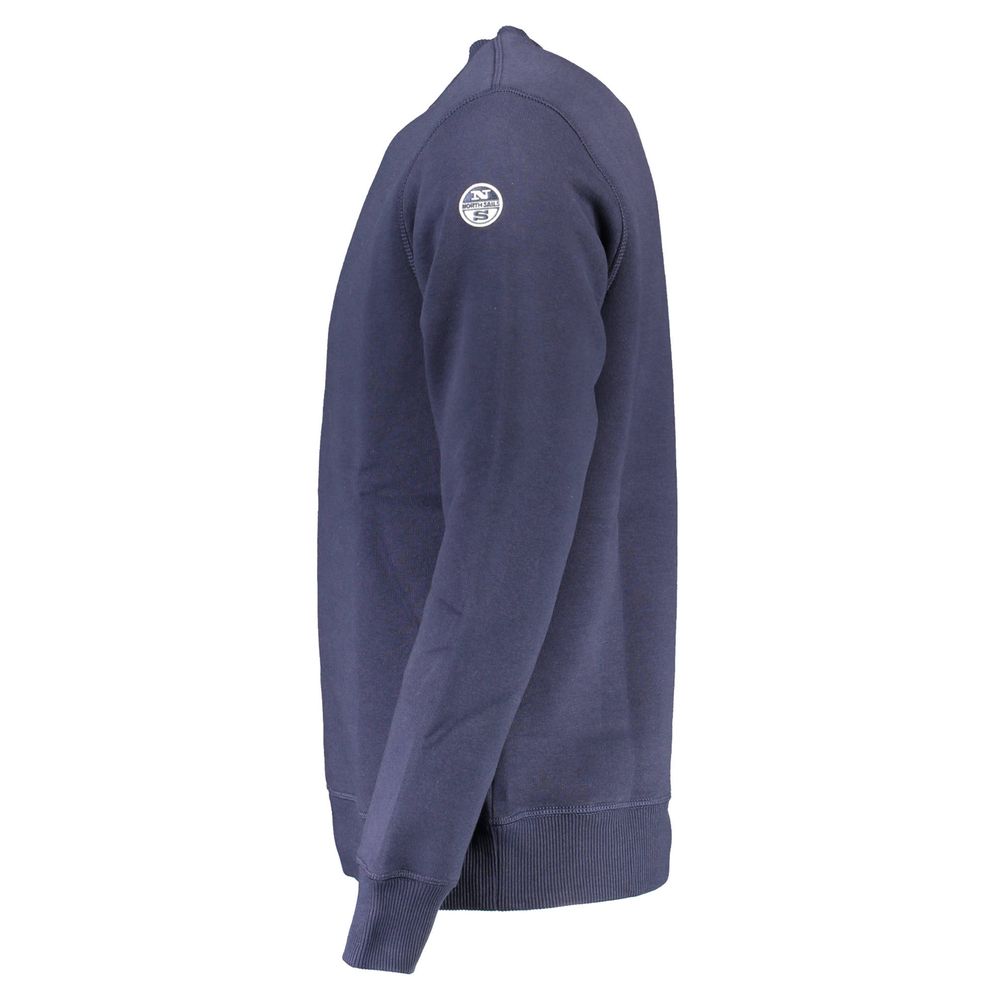 North Sails Blauer Baumwollpullover für Herren