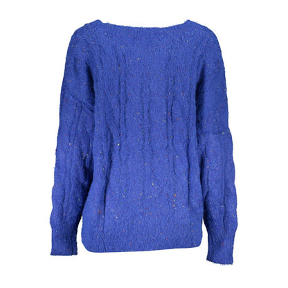 Desigual Blue Polyester Sweater