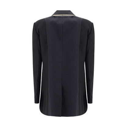 Sacai Double-breasted Blazer with double revers