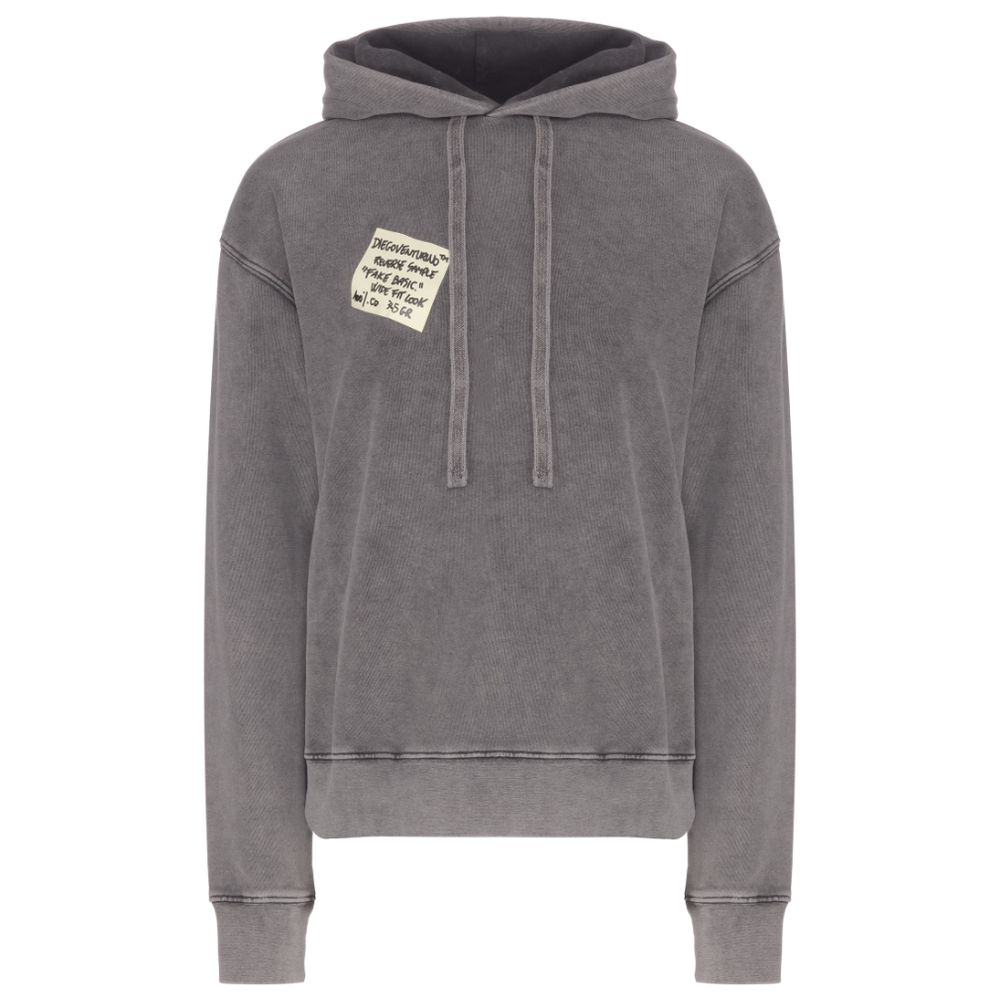 Diego Venturino Gray Cotton Sweater