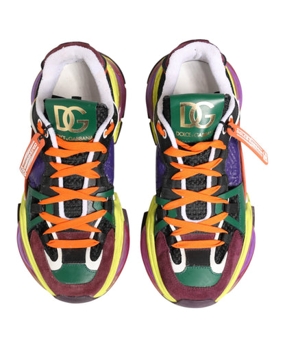 Dolce & Gabbana Multicolor Airmaster Men Sneaker Shoes