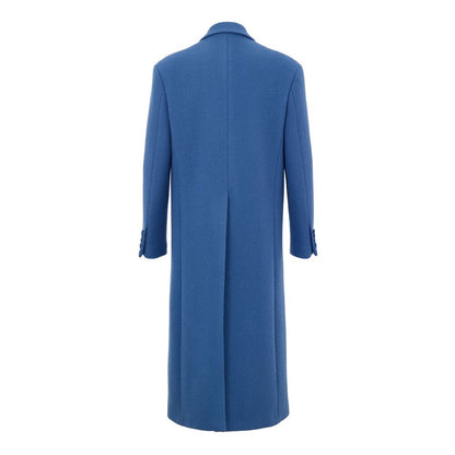 Gucci Blue Wool Coat