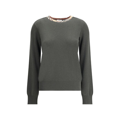 Burberry Wool Pullover with Check