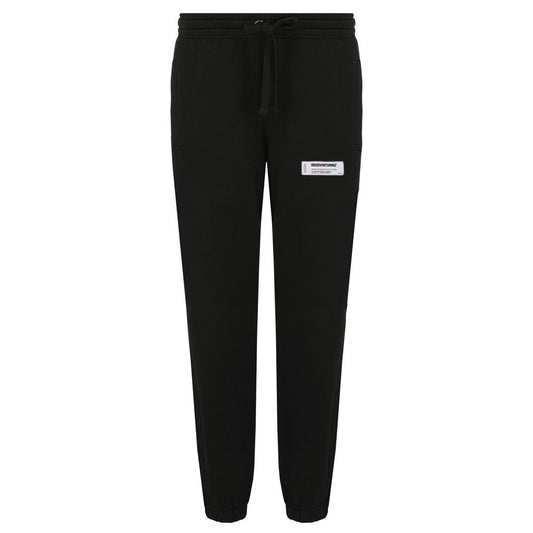 Diego Venturino Black Cotton Jeans & Pant