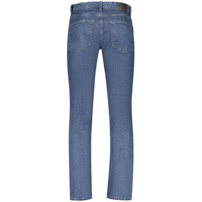 Hugo Boss Blue Cotton Men's Slim Fit Jean