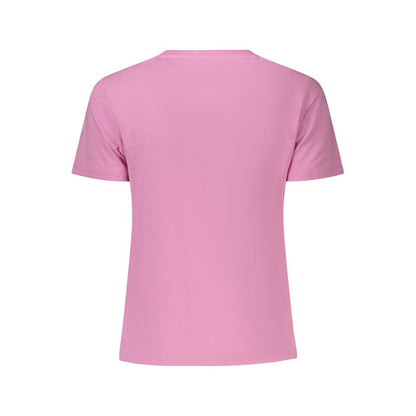 Tommy Hilfiger Pink Cotton Women T-Shirt