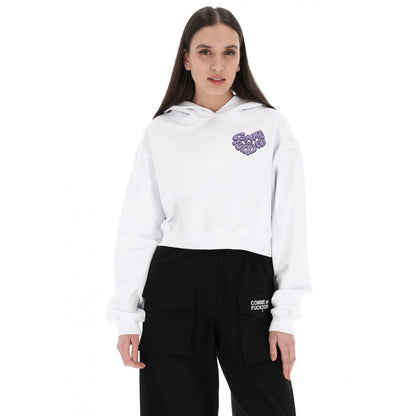 Comme Des Fuckdown White Cotton Sweater