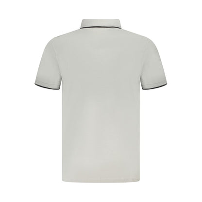 Hugo Boss Gray Cotton Polo Shirt